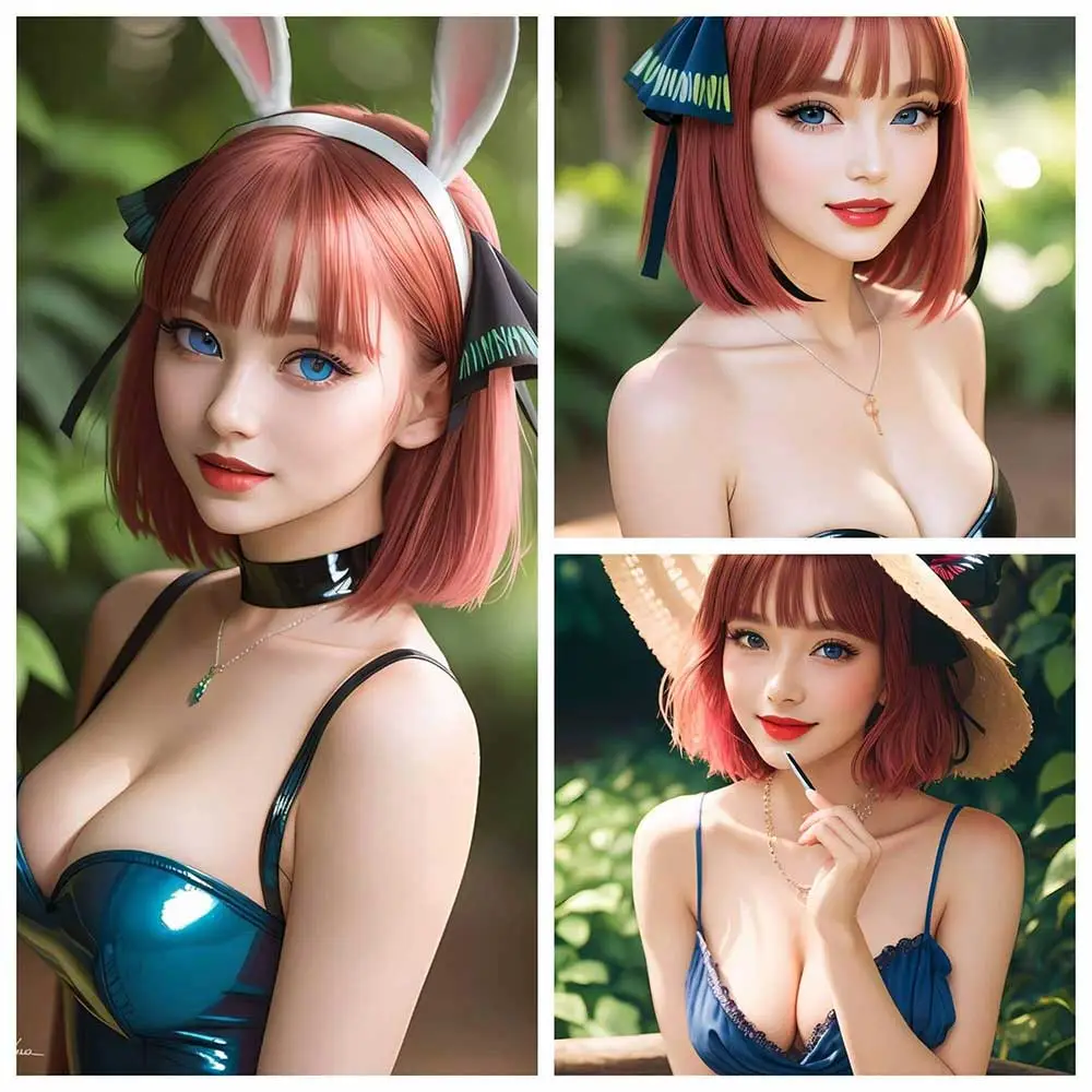 AI-Generated nude bunny girl