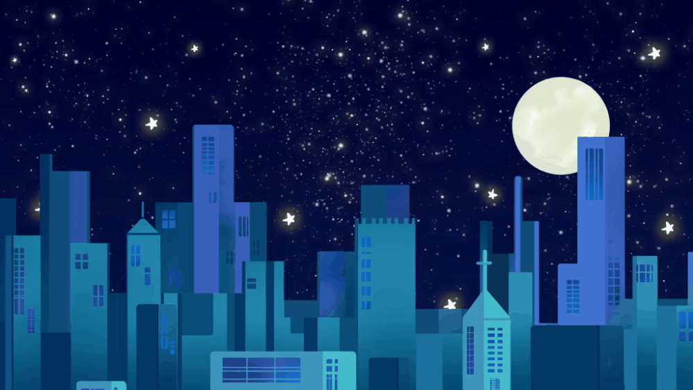 vtuber background-moonlight city