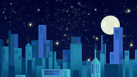 Moonlight city vtuber background