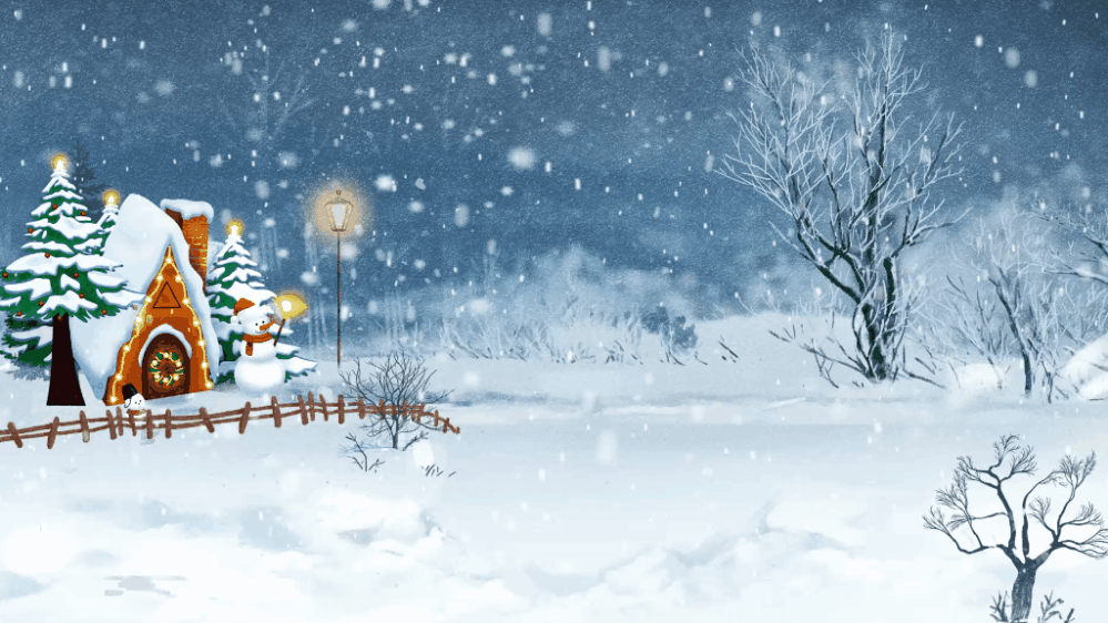 Snowing Gif Background