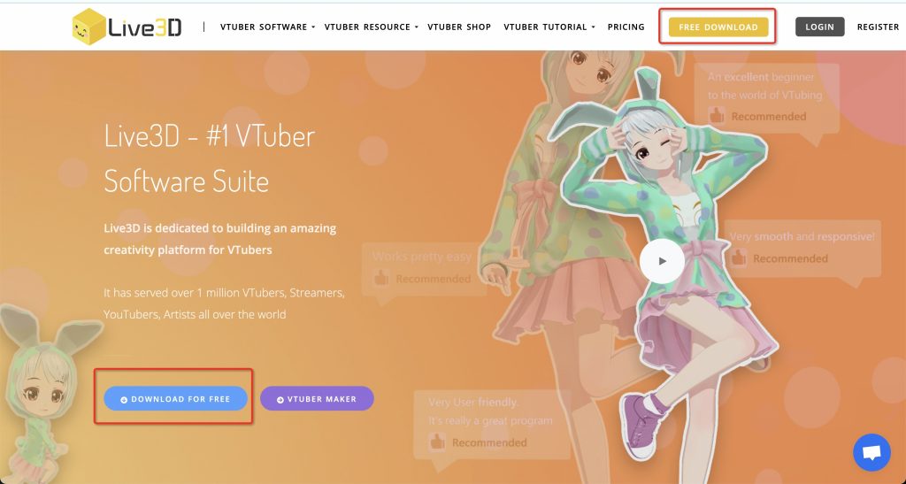 Live3D - #1 VTuber Software Suite