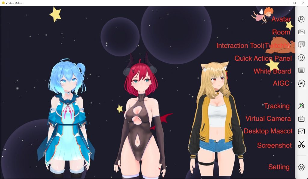 AI VTuber Maker: Generate Free VTuber Avatars & Backgrounds & Assets