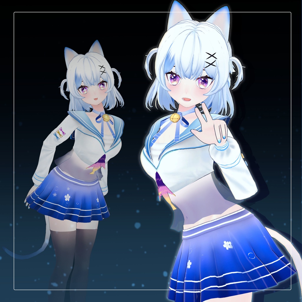 Vtuber Model for Commercial use Vtuber Commission Custom -  Portugal