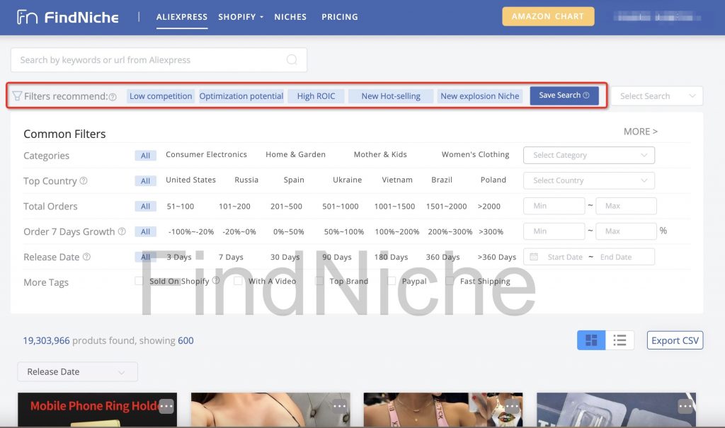 Dropshipping Niche Finder: 5 ways to Find Potential Niches-FindNiche