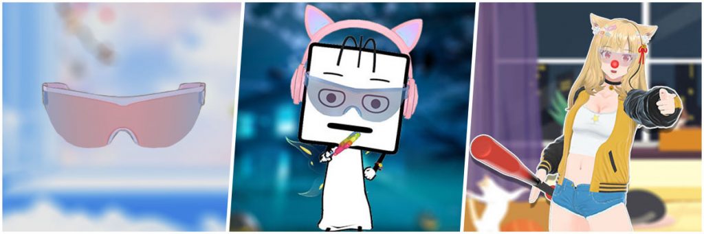 VTuber Glass Asset
