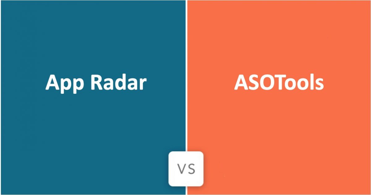 App Radar Vs ASOTools