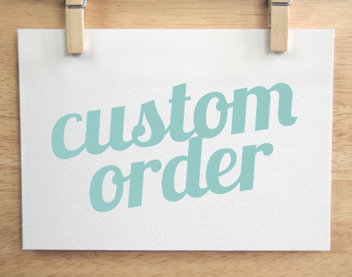 Customize Your Order