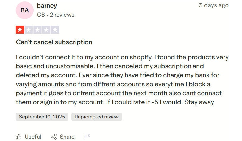 dropship negative review