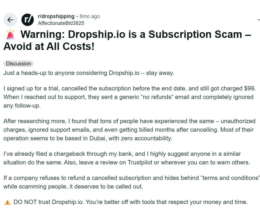 dropship io negative feedback