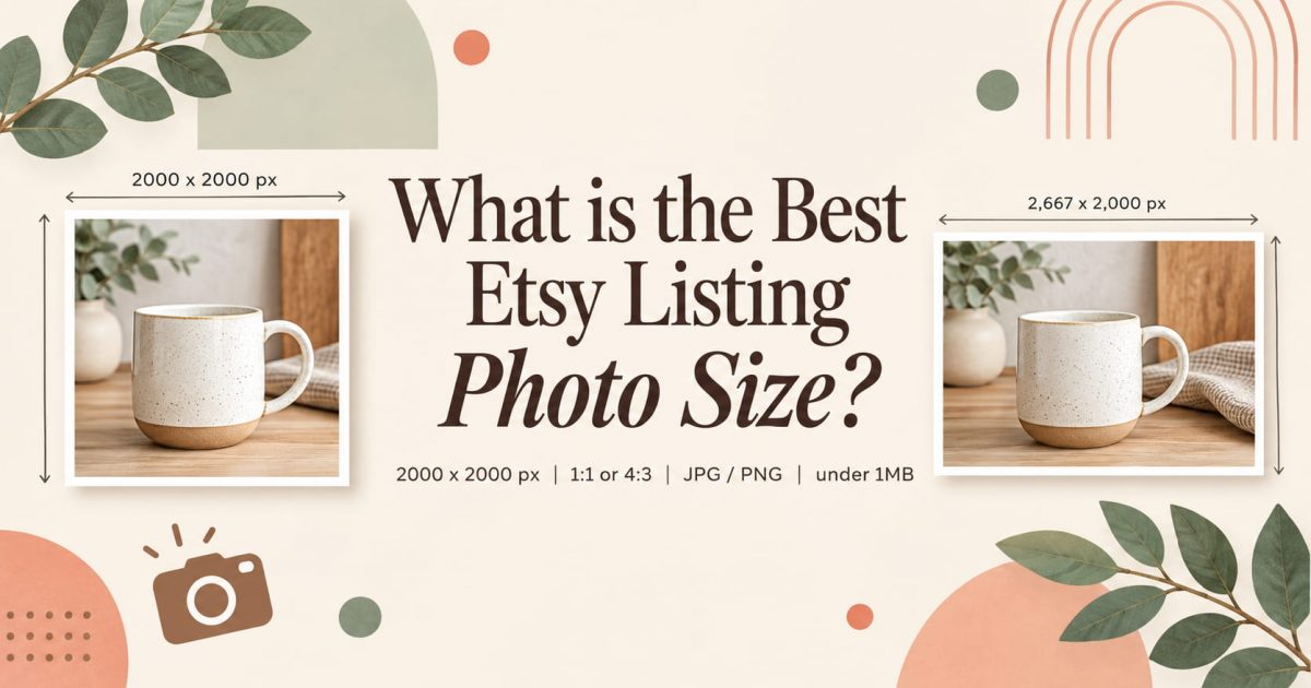 Best Etsy Listing Photo Size 2026: Dimensions & Practices