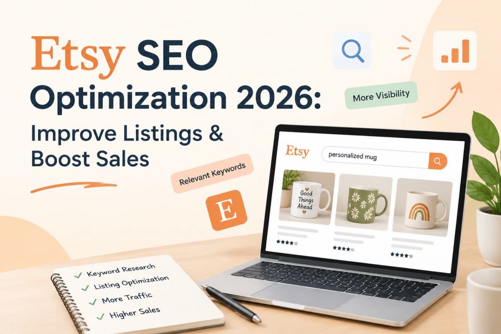 etsy seo optimization 2026: improve listings & boost sales