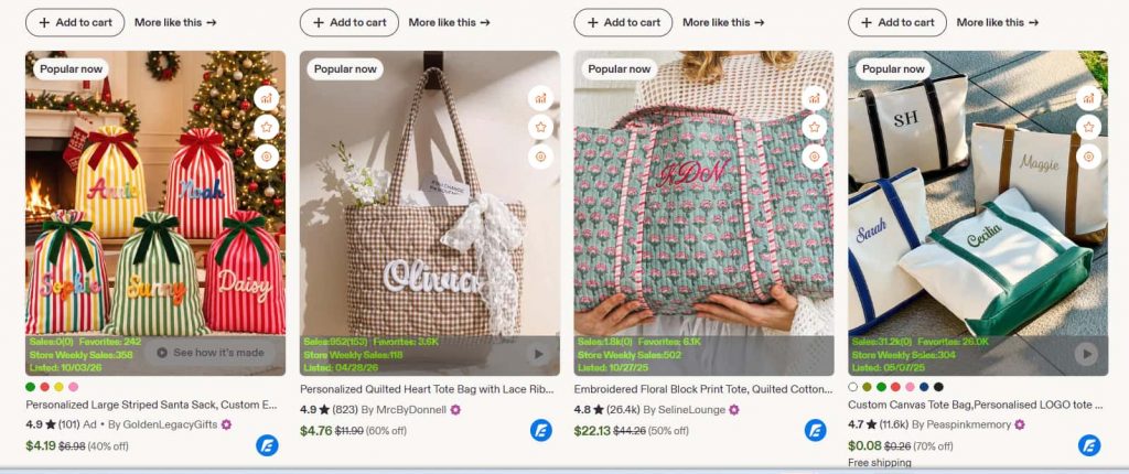 etsy listings
