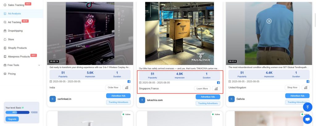 Basic Ad Info