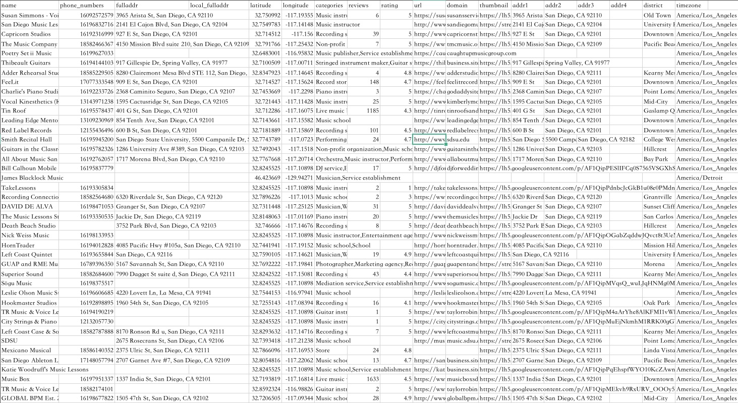 Google Maps Data Scraper Tool