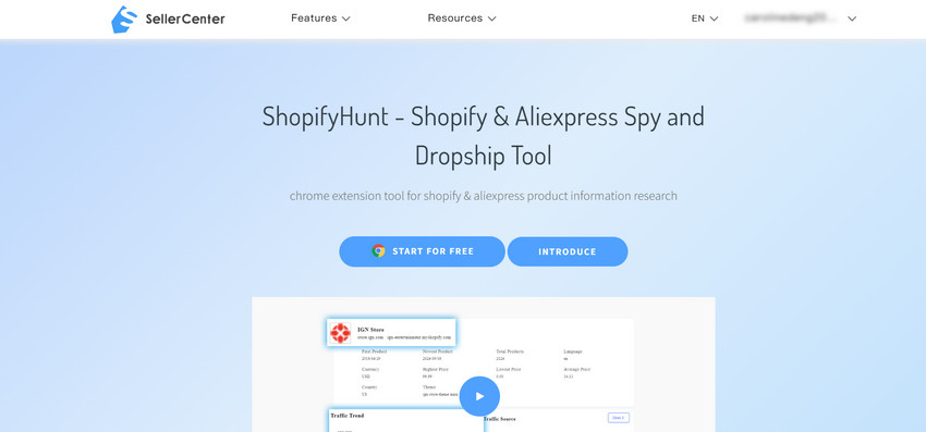 shopify hunt extension