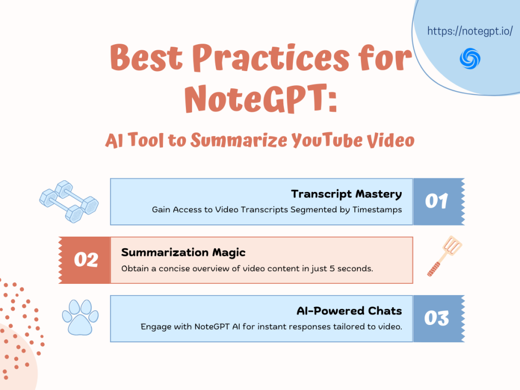Best Practices for NoteGPT: AI Tool to Summarize YouTube Video - NoteGPT