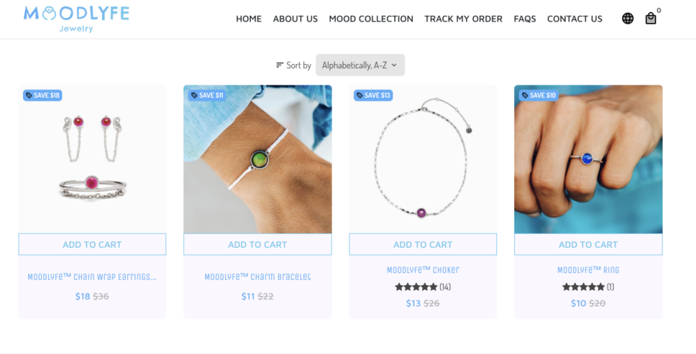 3 Shopify jewelry store inspires you to start a new business - FindNiche