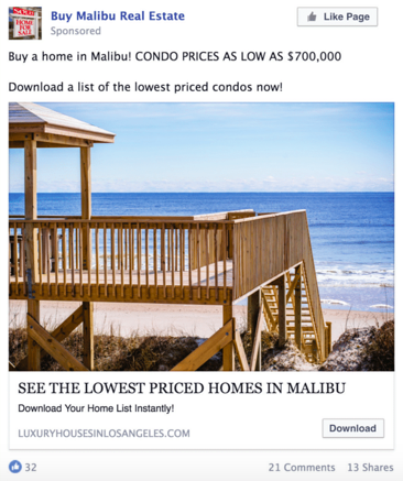 6 Real Estate Facebook Ad Examples That Really Works-AdTargeting