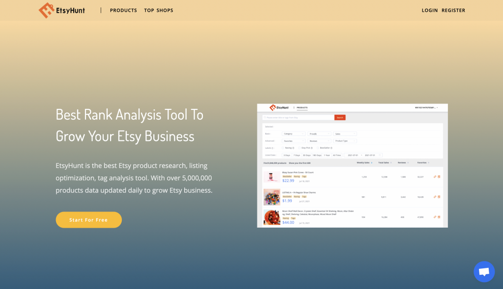 EtsyHunt - etsy tool