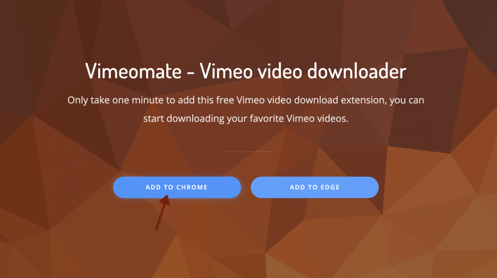 Home page of Vimeomate
