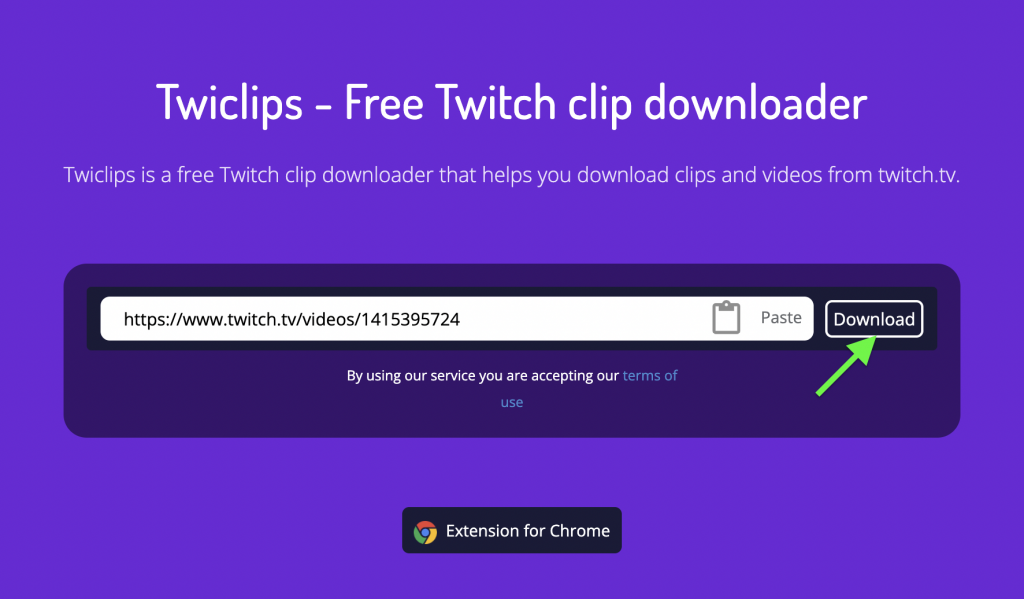 Twiclips - Free Twitch clip downloader
