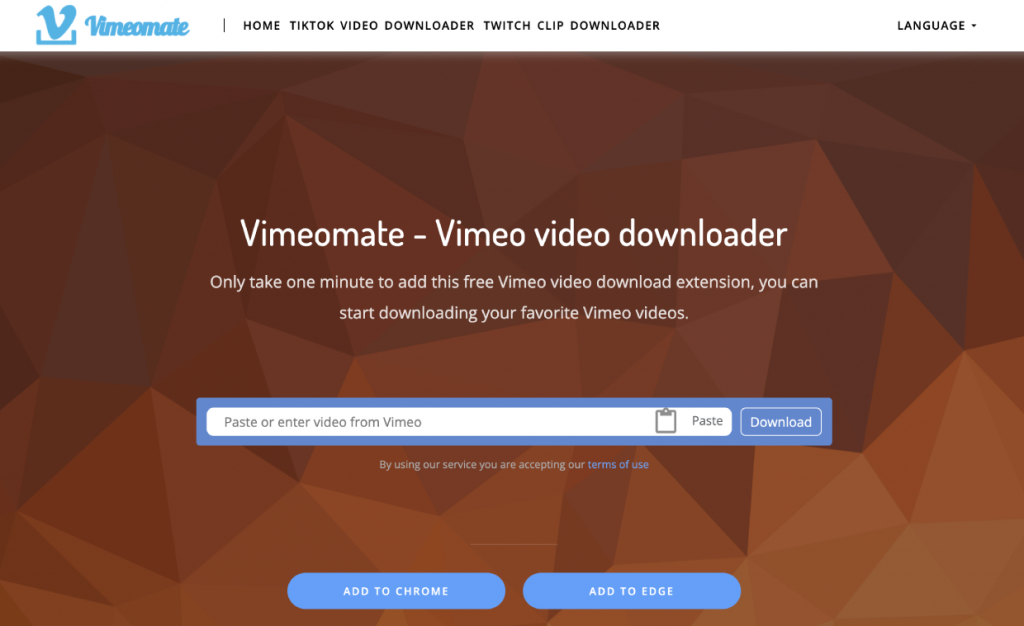 Vimeomate - Free ad-free online Vimeo video to MP4 converter