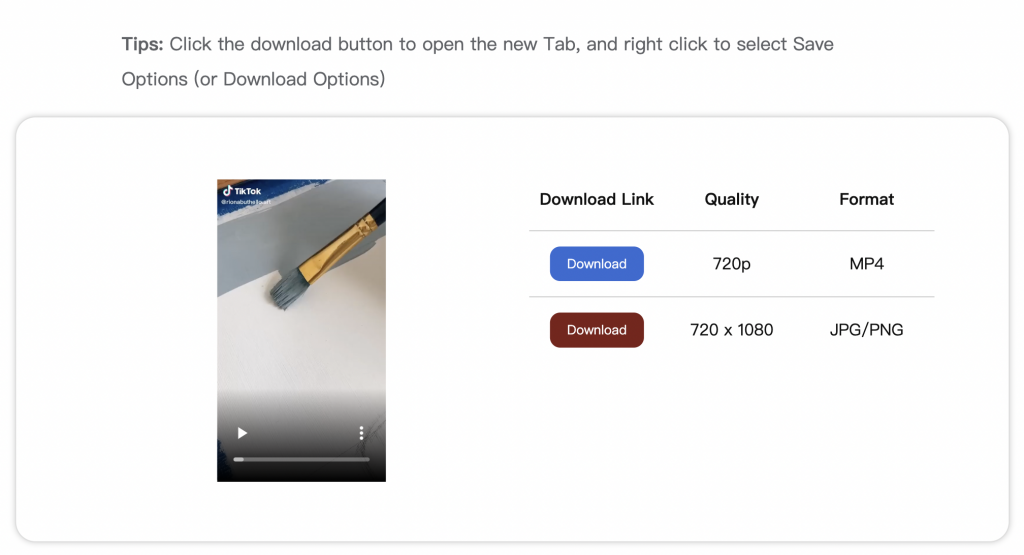 Load for a moment, you are one step away from downloading, select the video quality you like and click“ Download Now"