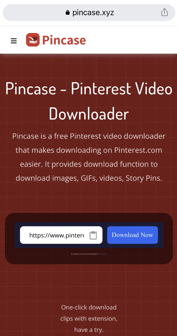 How to use Pincase on mobile?