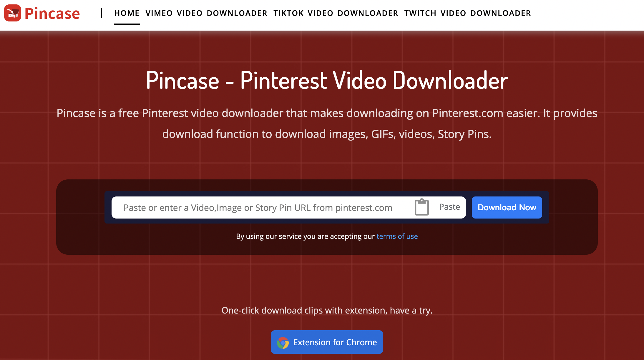 How to use Pincase Online Downloader? 