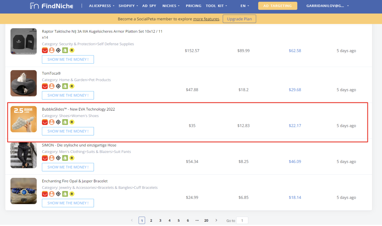 Step 3 : Check the product overview.