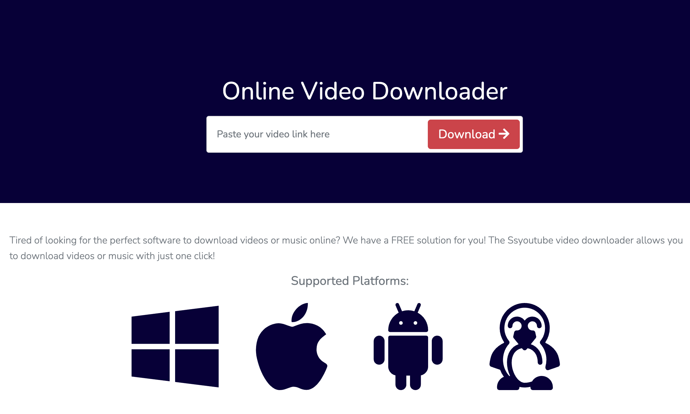 SSYoutube - Online Video Downloader