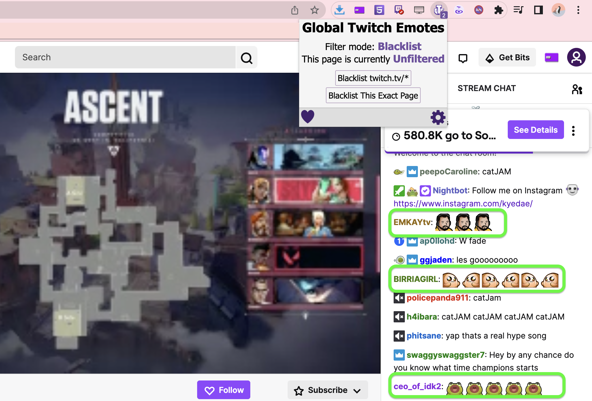 Global Twitch Emotes extension - Opera add-ons