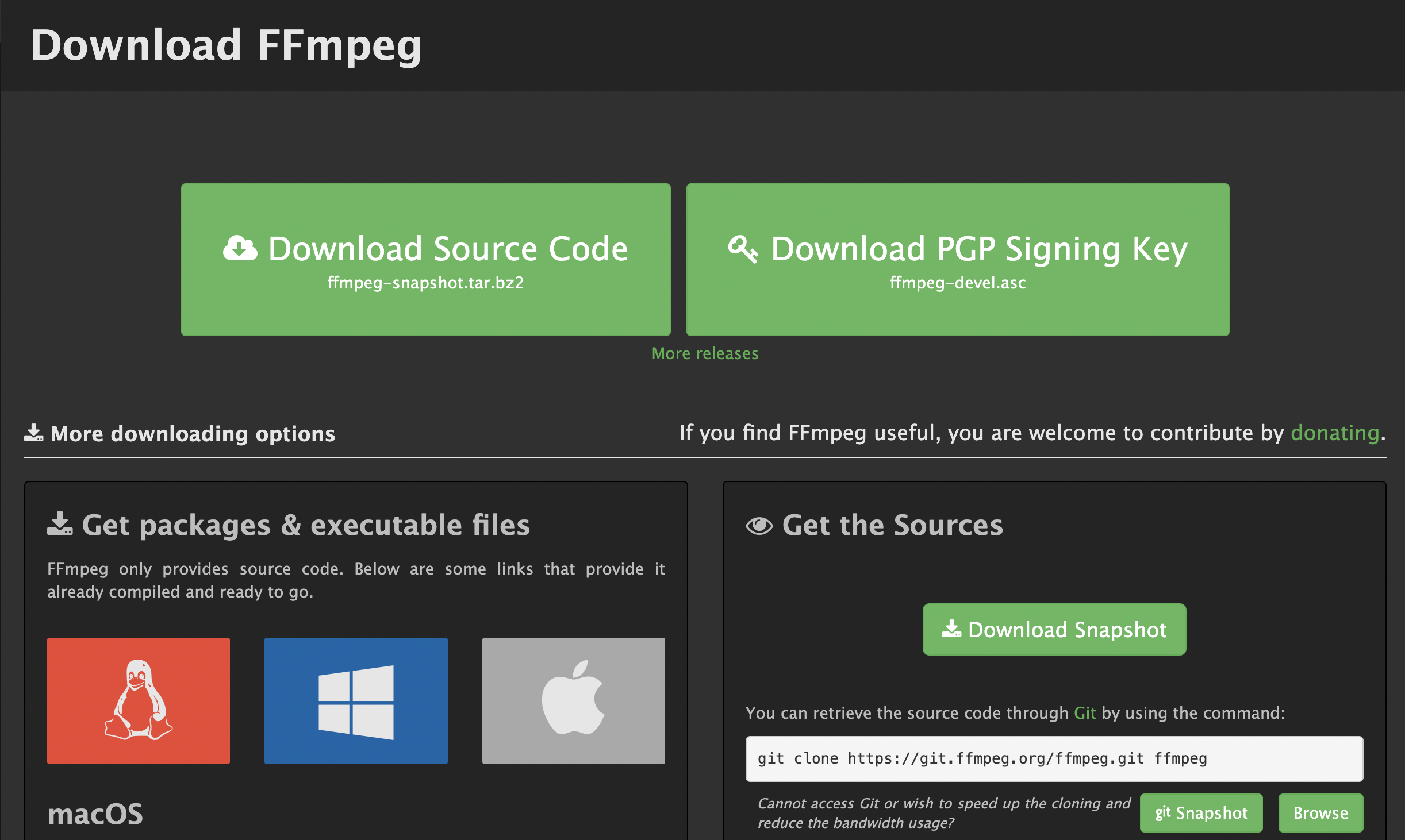 Install FFmpeg in Your Computer