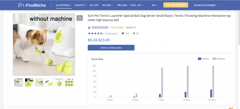 Best Dropshipping Products on BFCM-Dog Tennis Ball Launcher