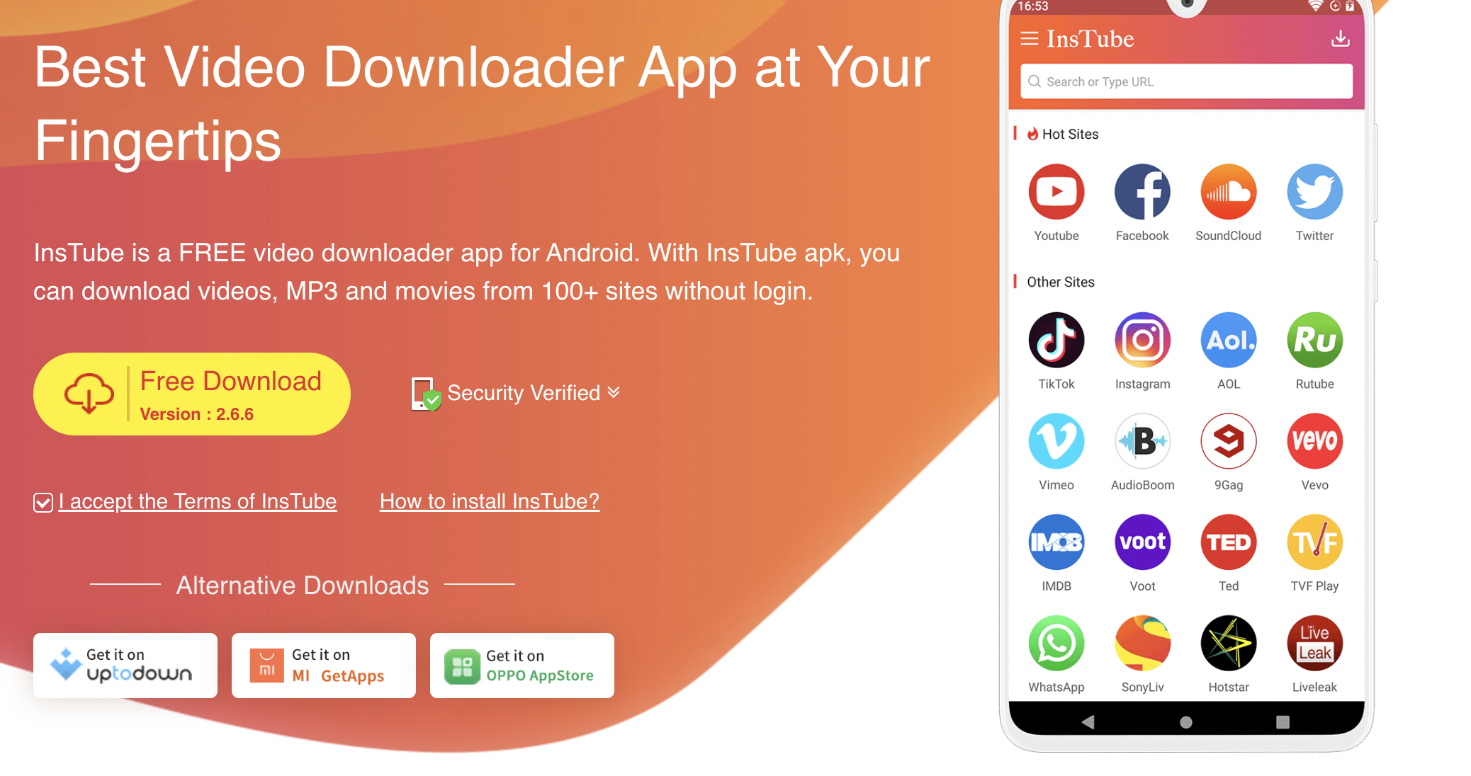 InsTube Video Player