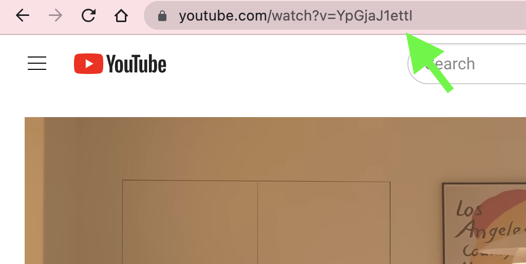 Step 1: Copy the URL of the YouTube video on your clipboard;