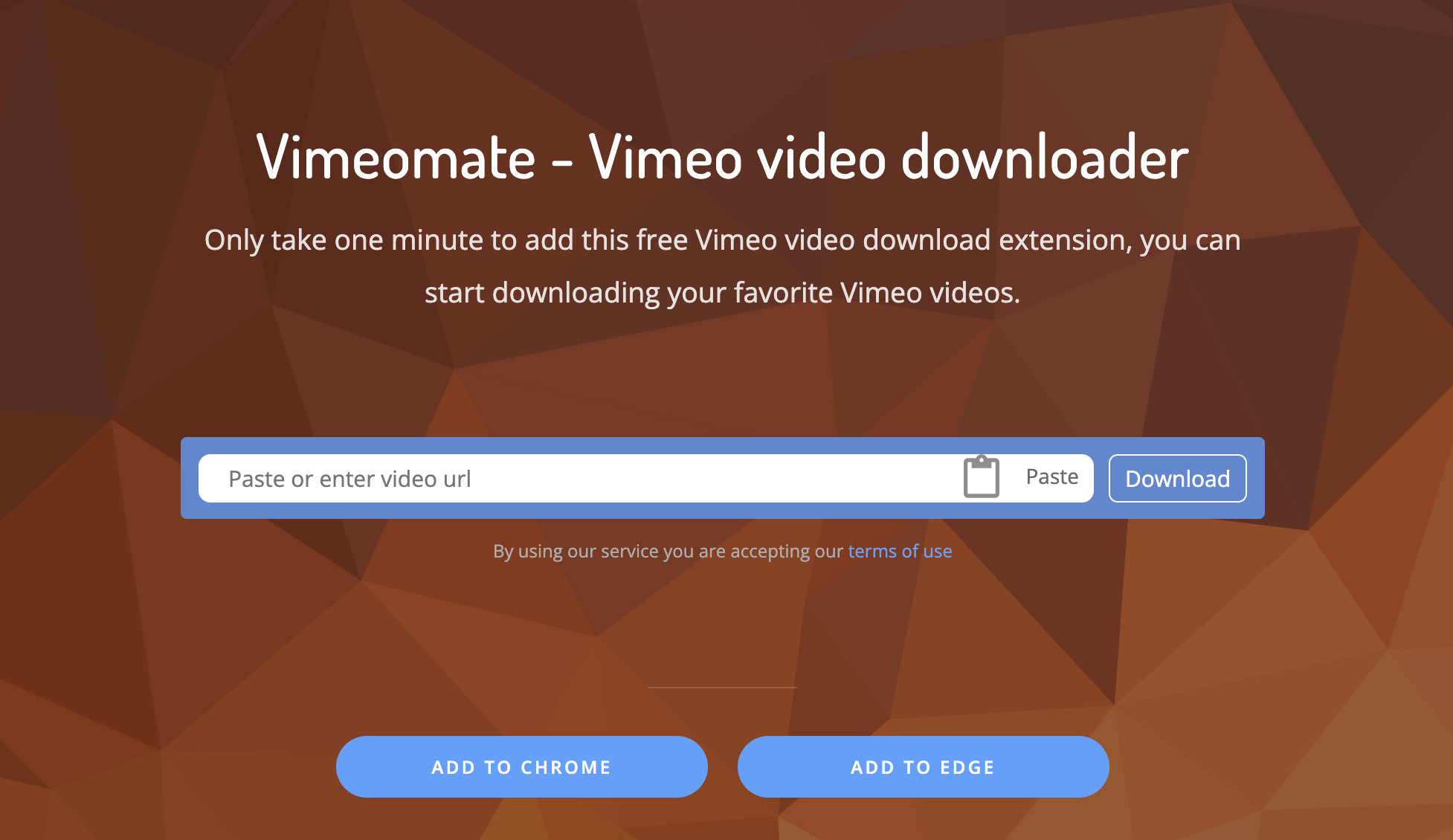 Install Vimeo video downloader extension