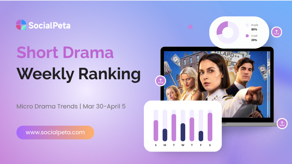 Micro Drama Weekly Ranking (Mar 30 - April 5, 2026)