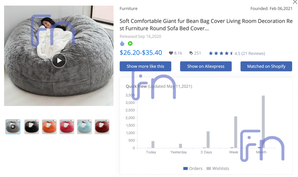 Soft Comfortable Giant fur Bean Bag - FindNiche