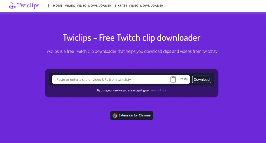 How to download twitch clips by Twiclips