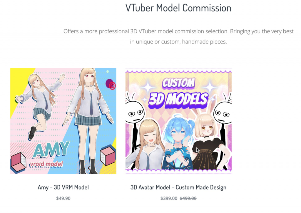 Vtuber Model for Commercial use Vtuber Commission Custom -  Portugal