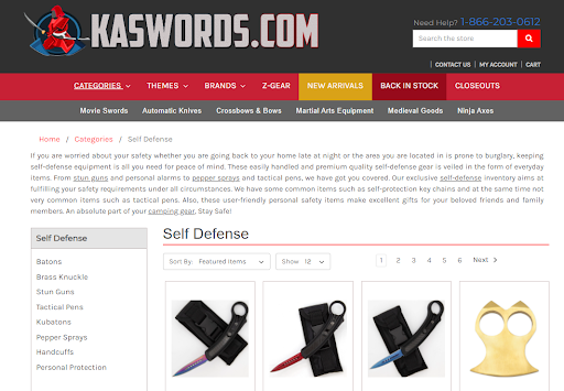 Top suppliers for home safety products  - KA Swords