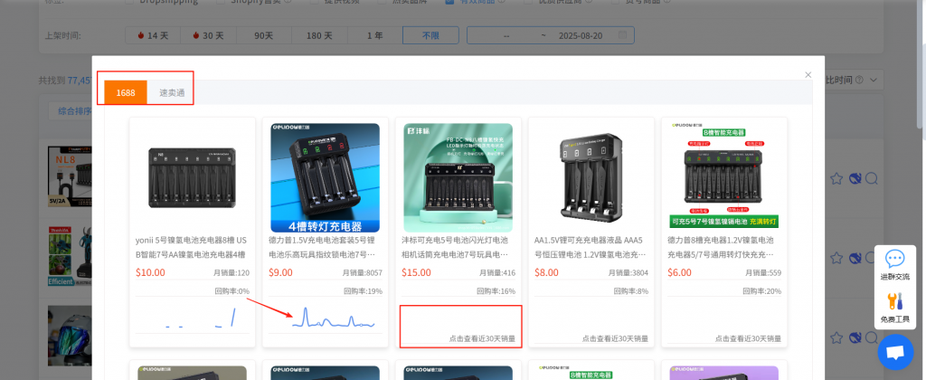 1688和速卖通的货源信息