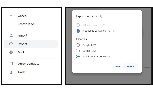 Import Contacts from Gmail to WhatsApp 