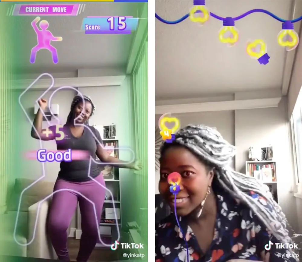 TikTok Ads Examples: Branded Effects ads