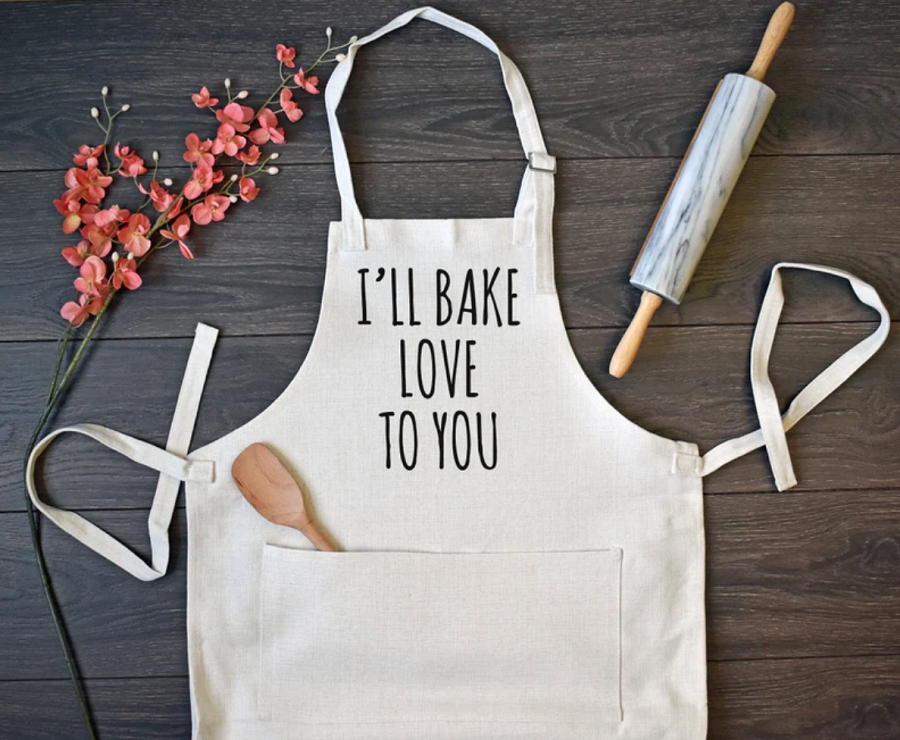 Personalized Linen Apron