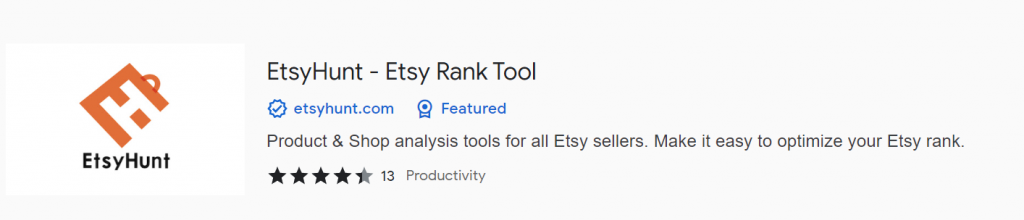 Etsy Plugins: Etsy Rank Tool
