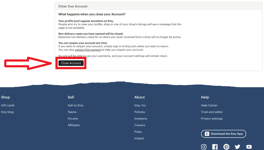 How to Close an Etsy Shop Temporarily Permanently Closing