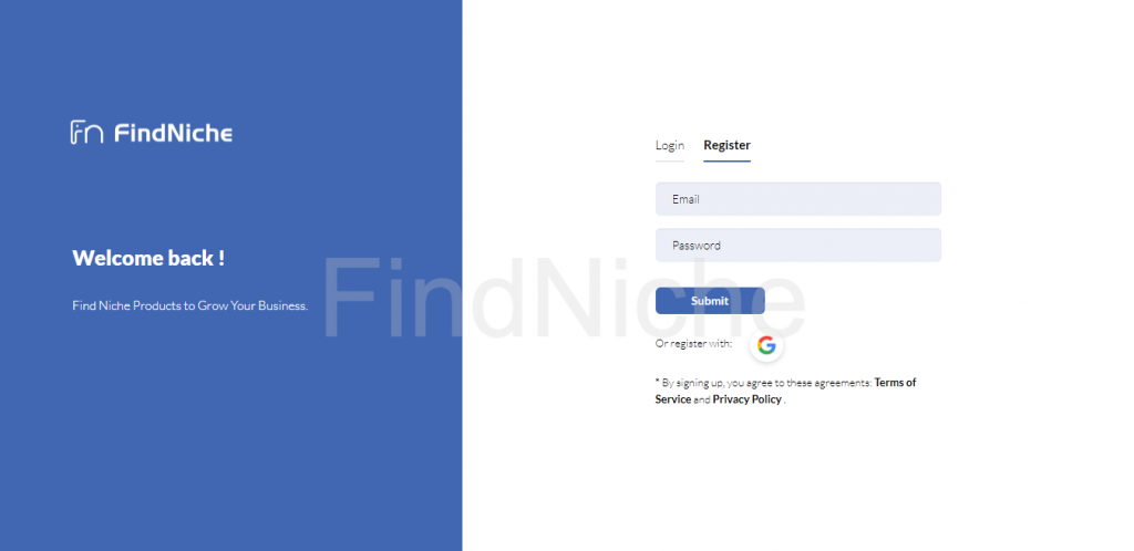 FindNiche | The #1 Niche Finder-Register