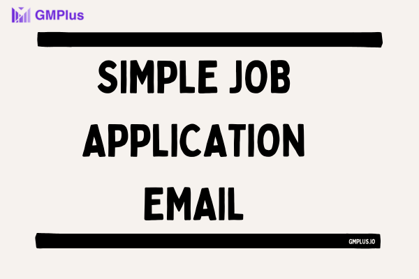 How To Create Simple Job Application Email With AI